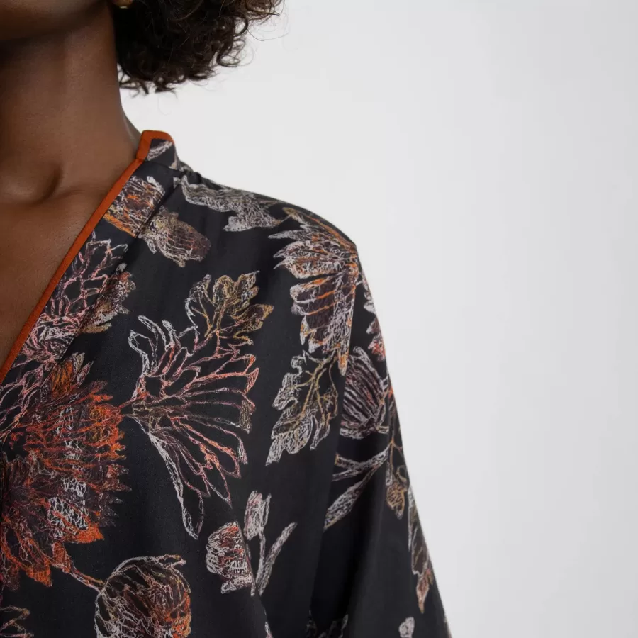 Emerald - Printed Cotton Kaftan