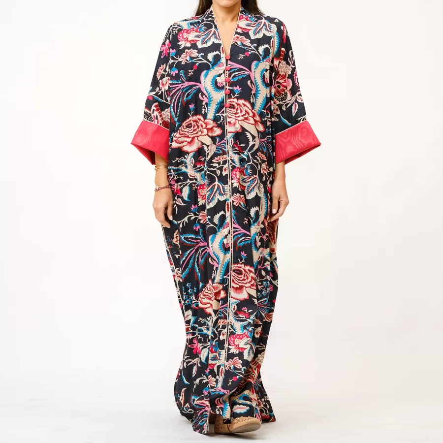 Lotus - Floral Cotton Maxi Dress - Image 4