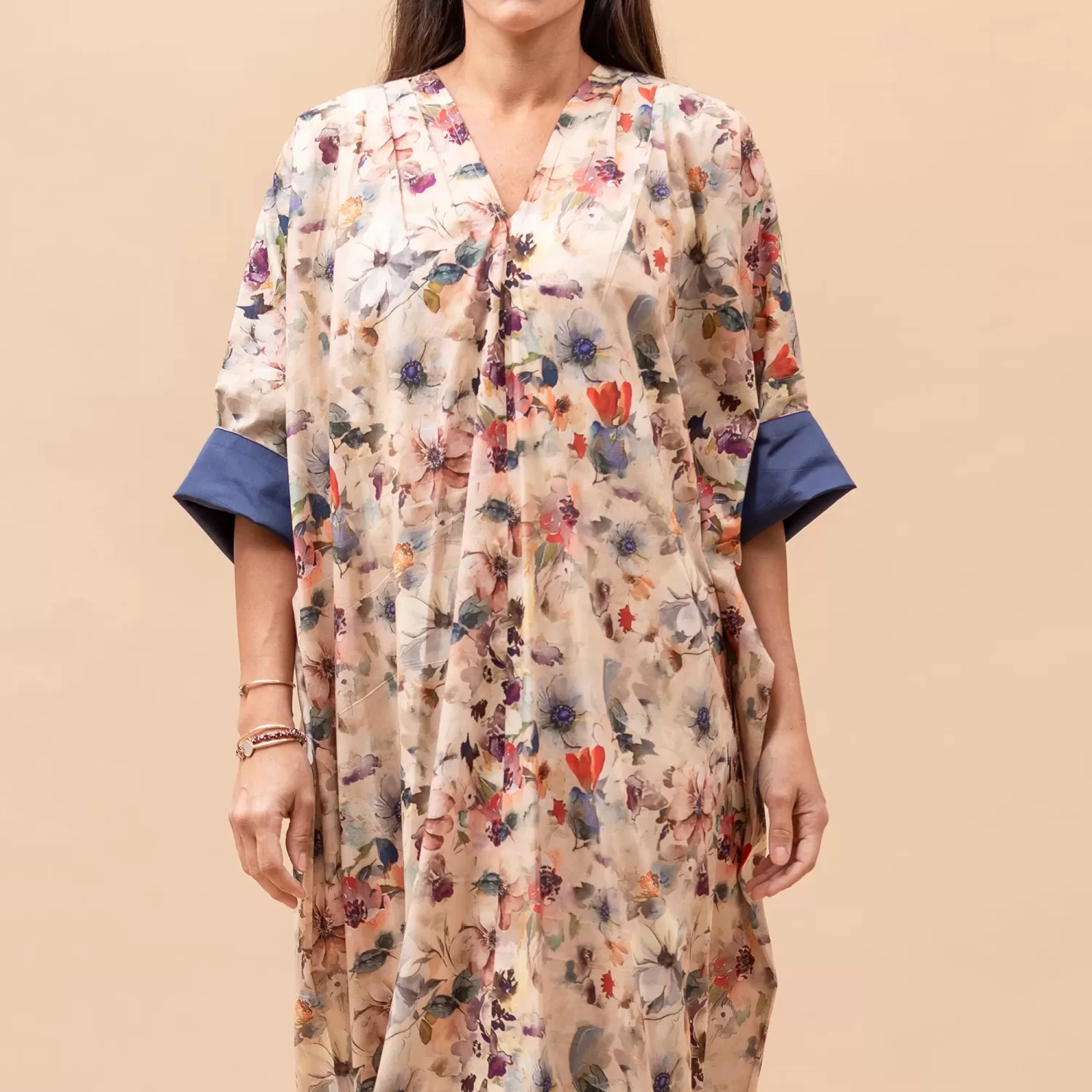Grace - Printed Cotton Kaftan - Image 2
