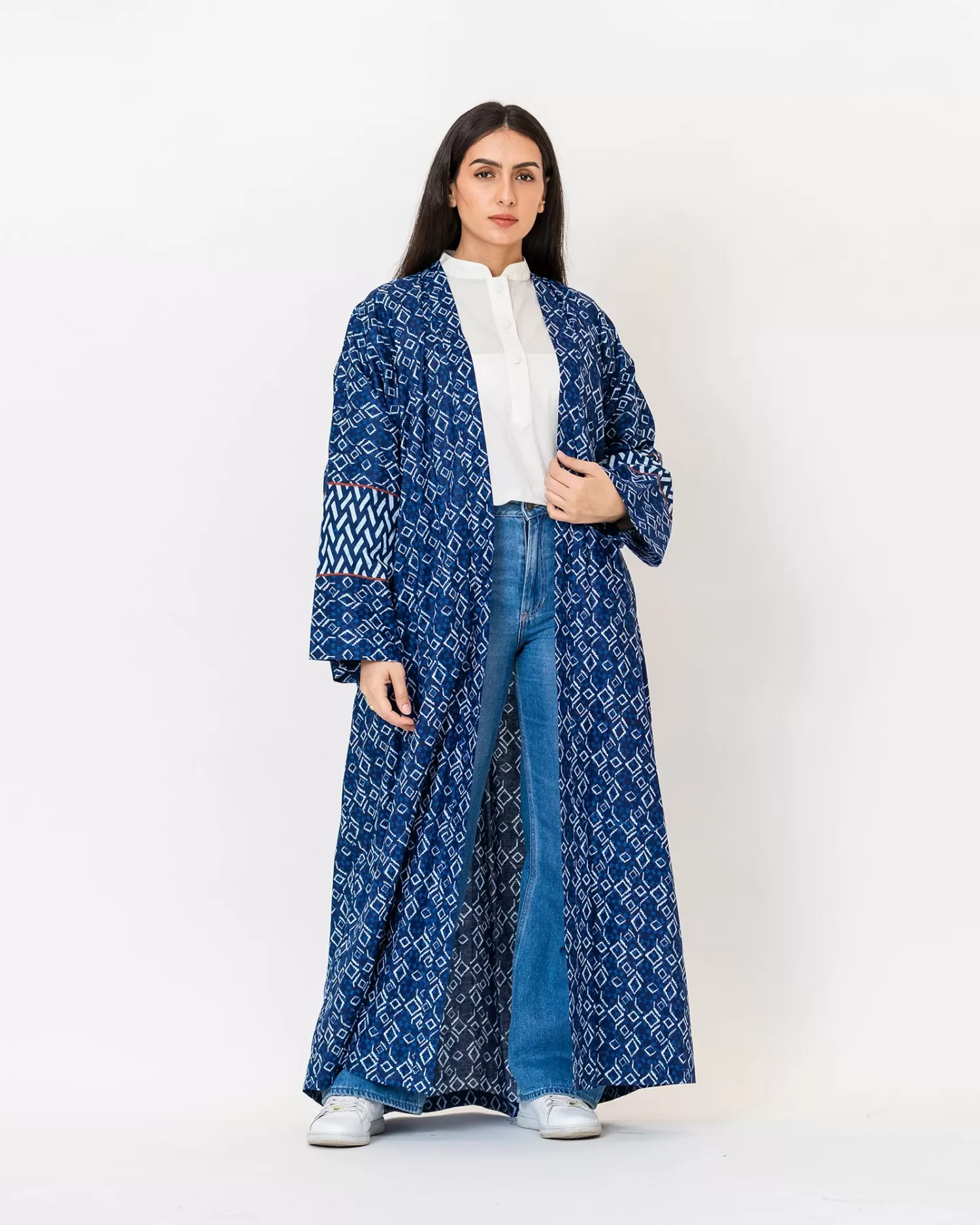 Boston 2.0 - Printed Cotton Abaya - Image 5