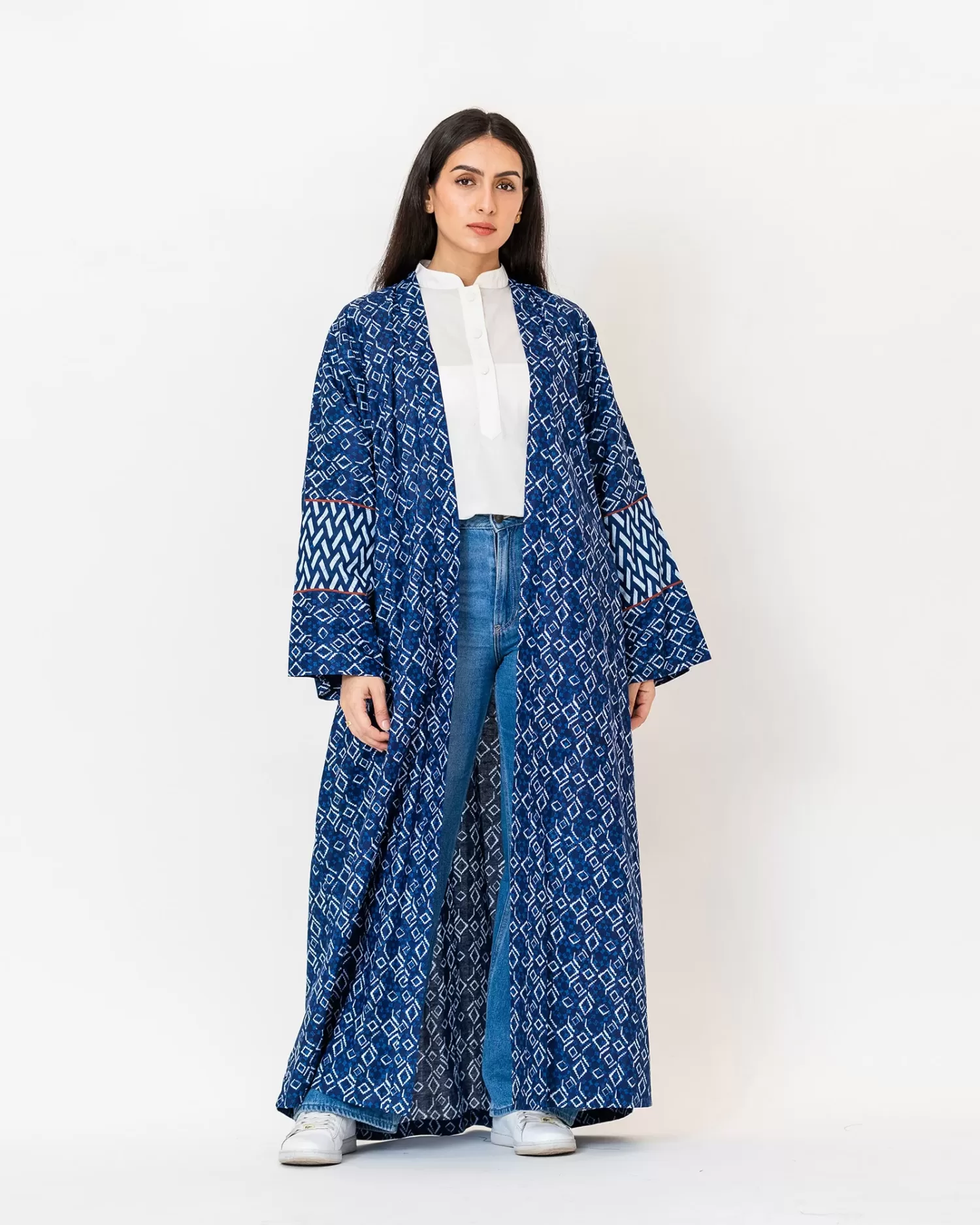 Boston 2.0 - Printed Cotton Abaya - Image 1