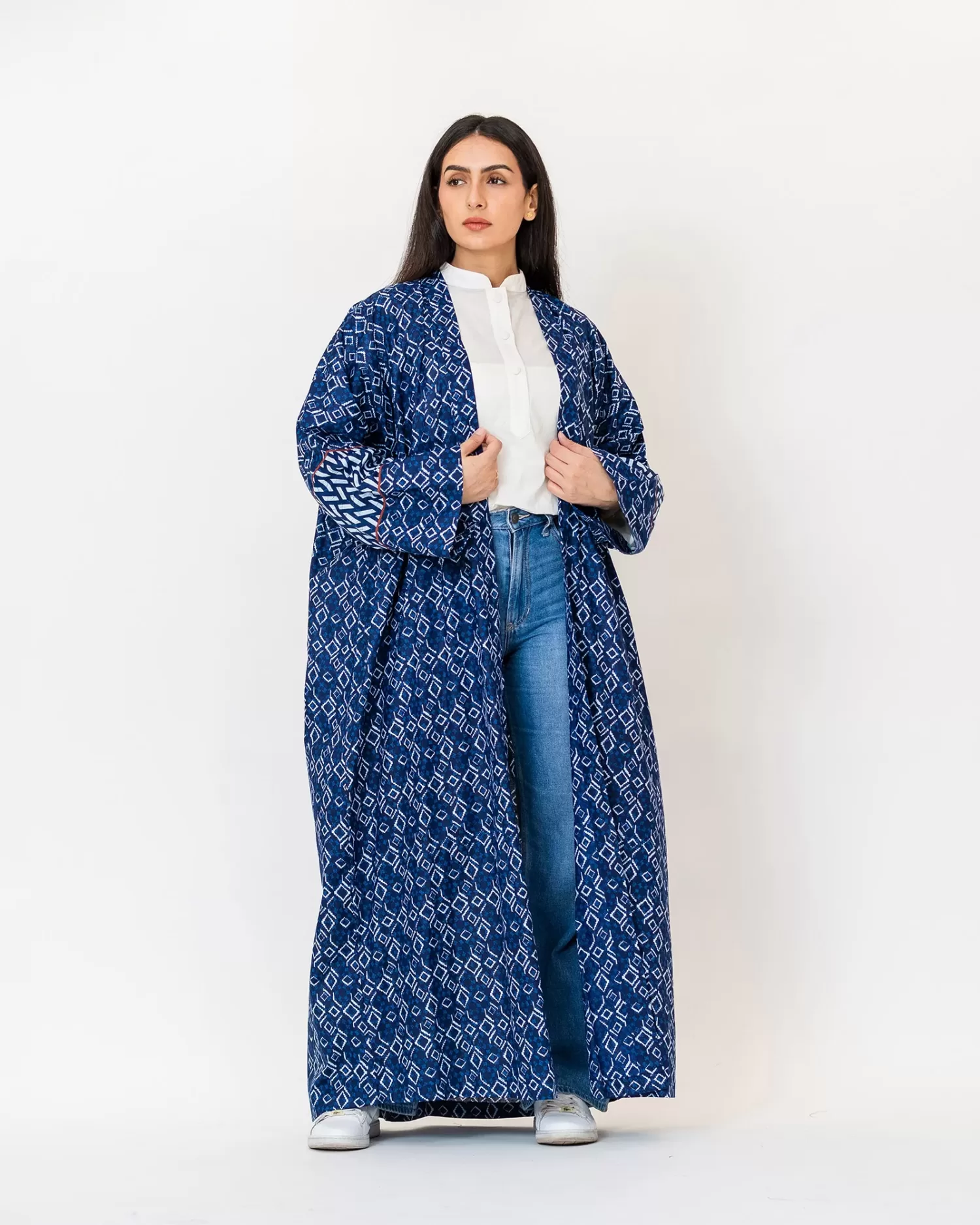 Boston 2.0 - Printed Cotton Abaya - Image 4