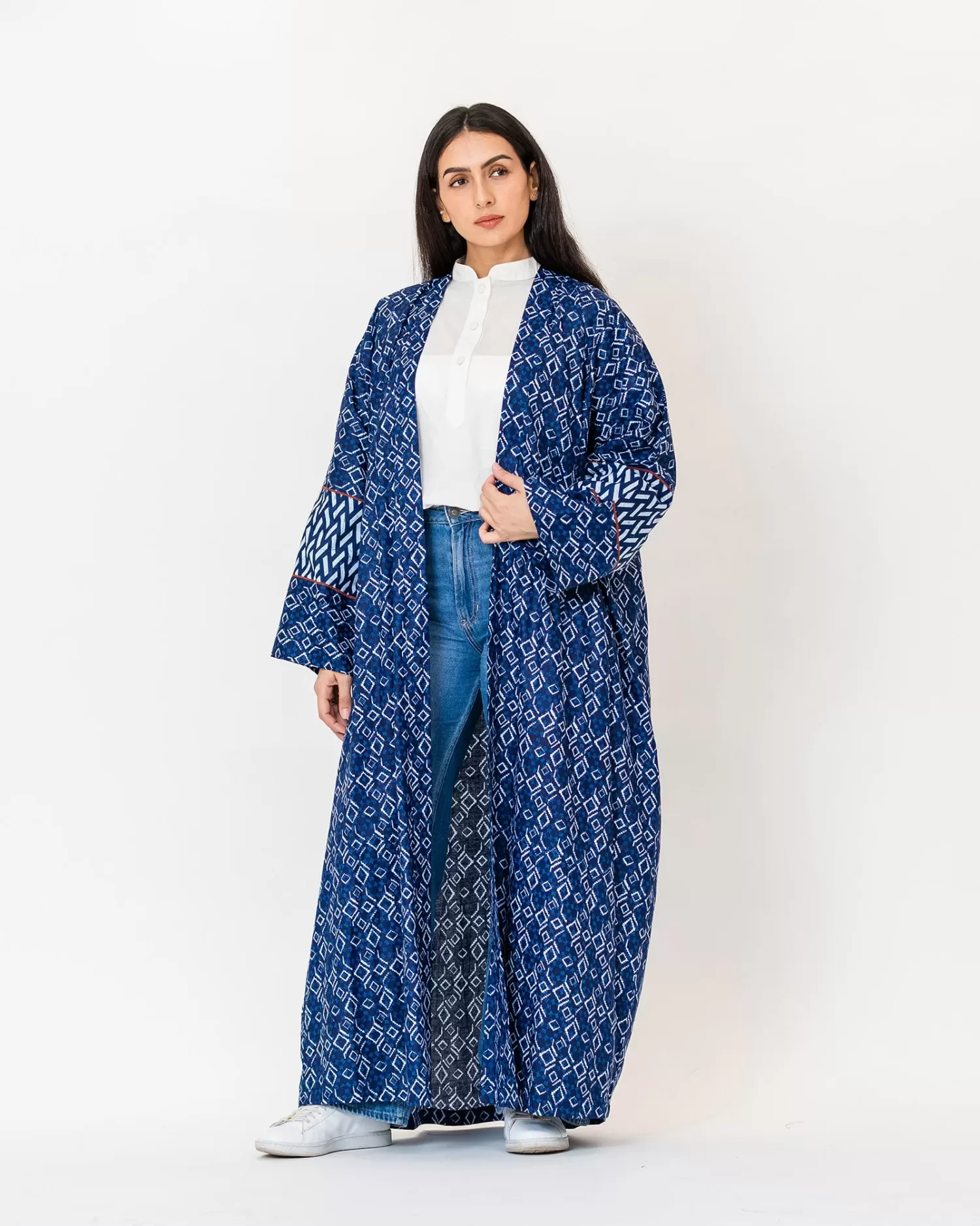 Boston 2.0 - Printed Cotton Abaya - Image 3