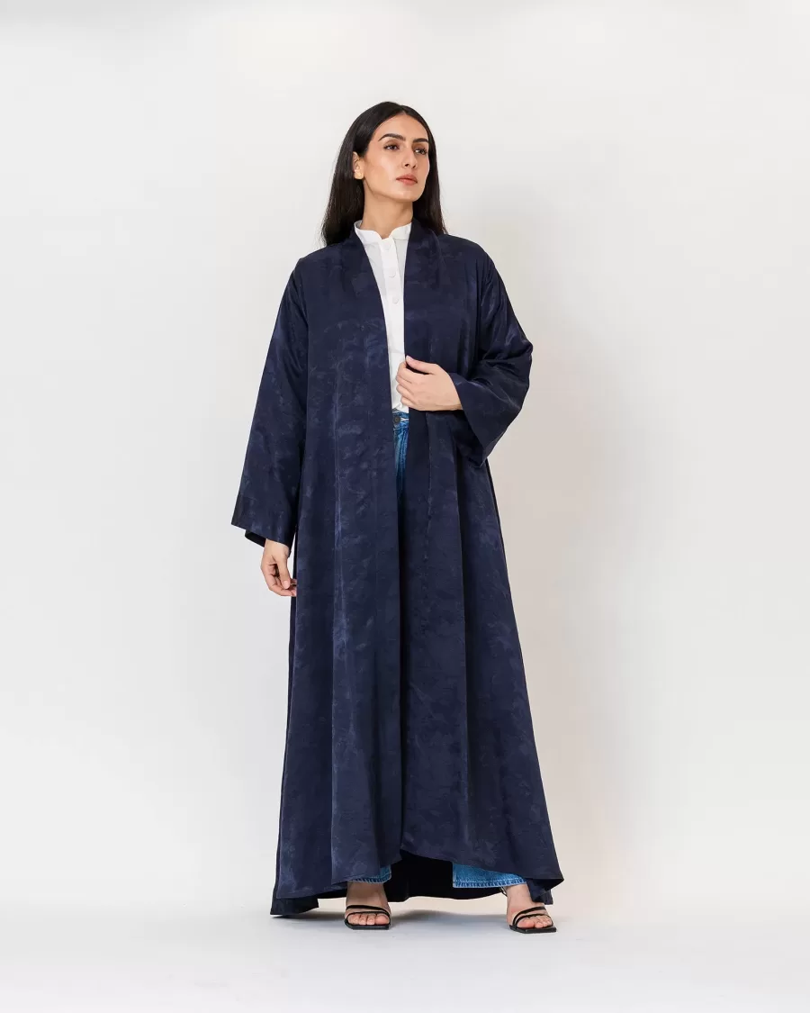 Nomad 2.0 - Woven Linen Silk Flared Abaya - Image 5