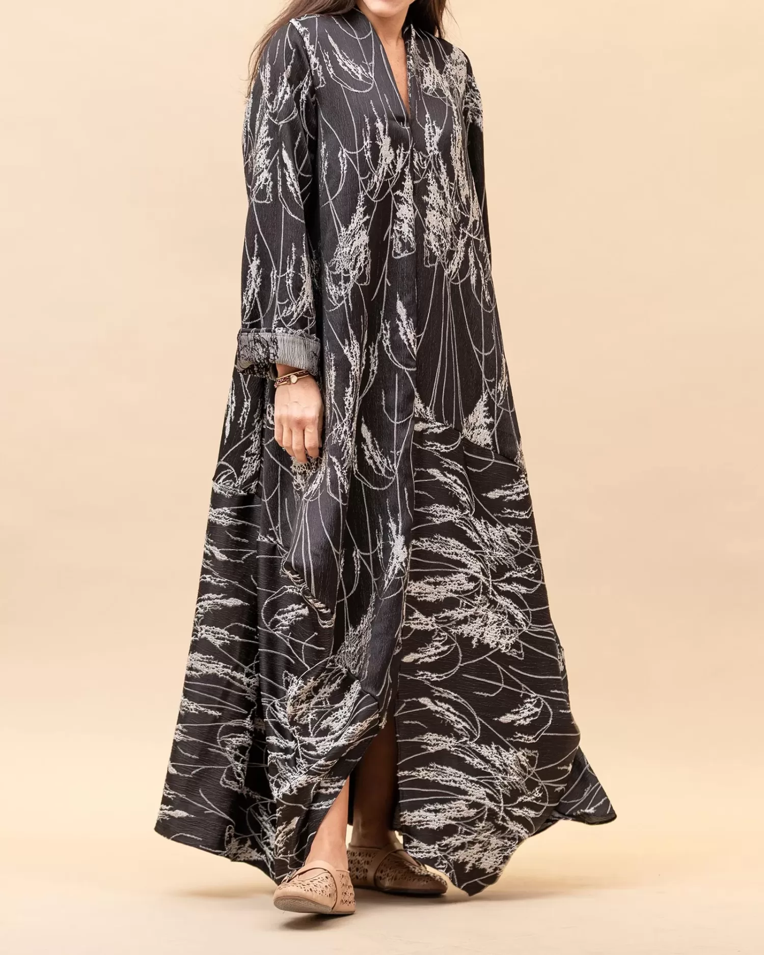 Zenayah Lux - Asymmetrical Embossed Dress - Image 4