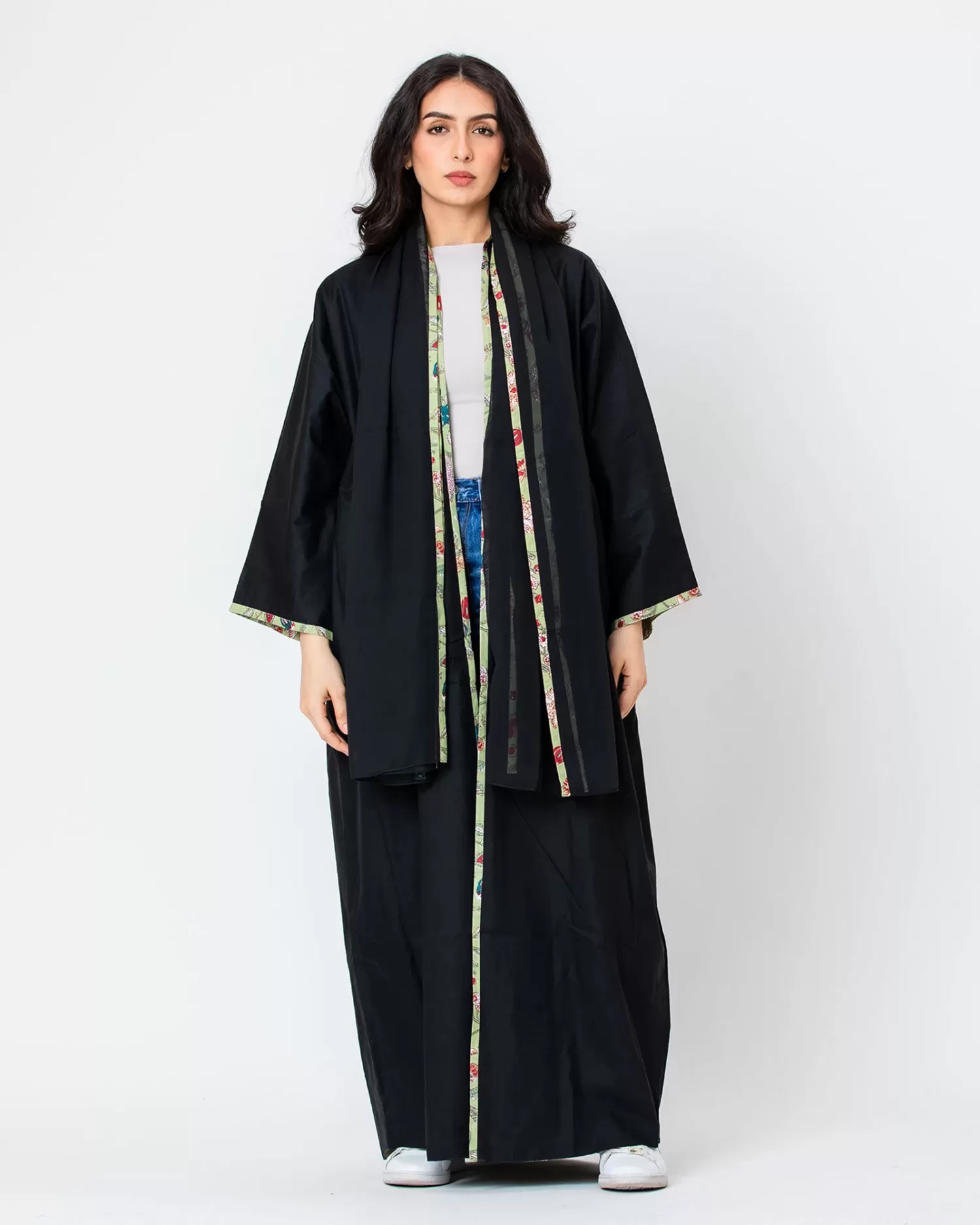 Mom 2 in 1 - Reversible Cotton Abaya - Image 1