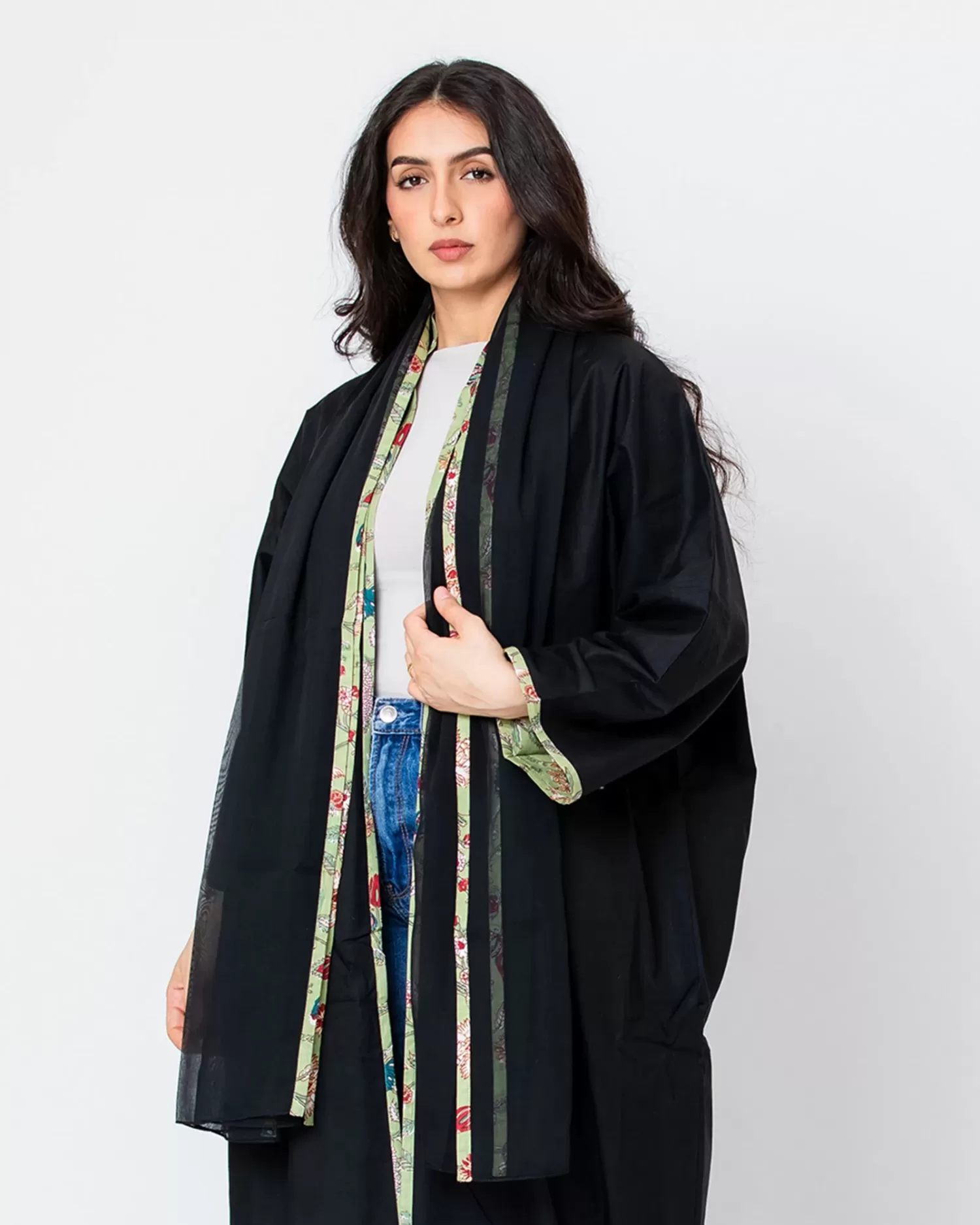 Mom 2 in 1 - Reversible Cotton Abaya - Image 2