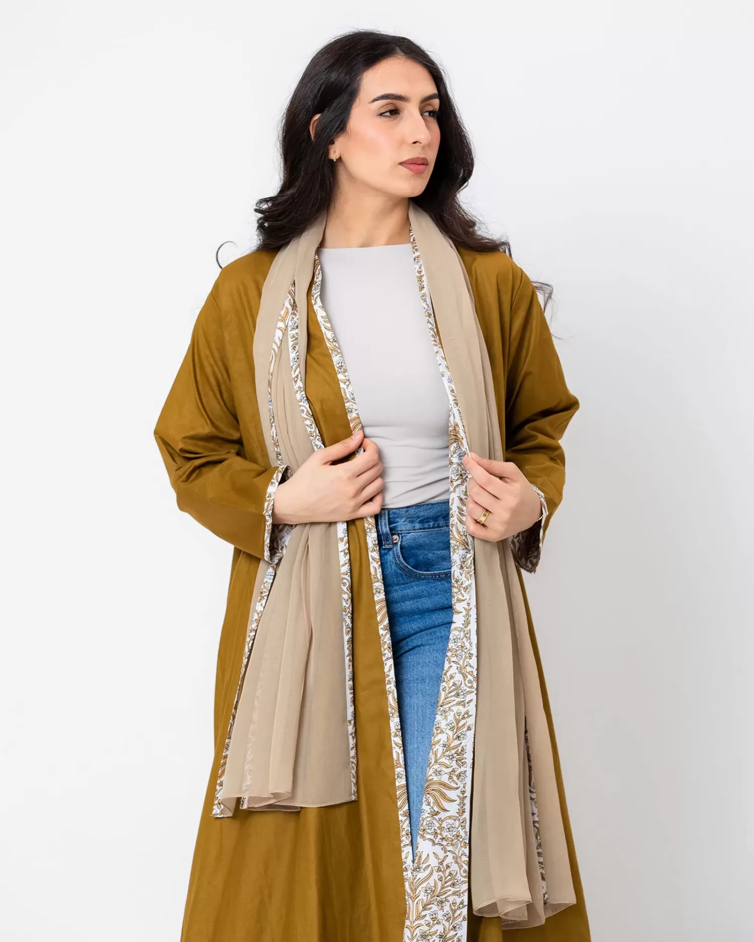 Lexi 2 in 1 - Reversible Cotton Abaya - Image 2