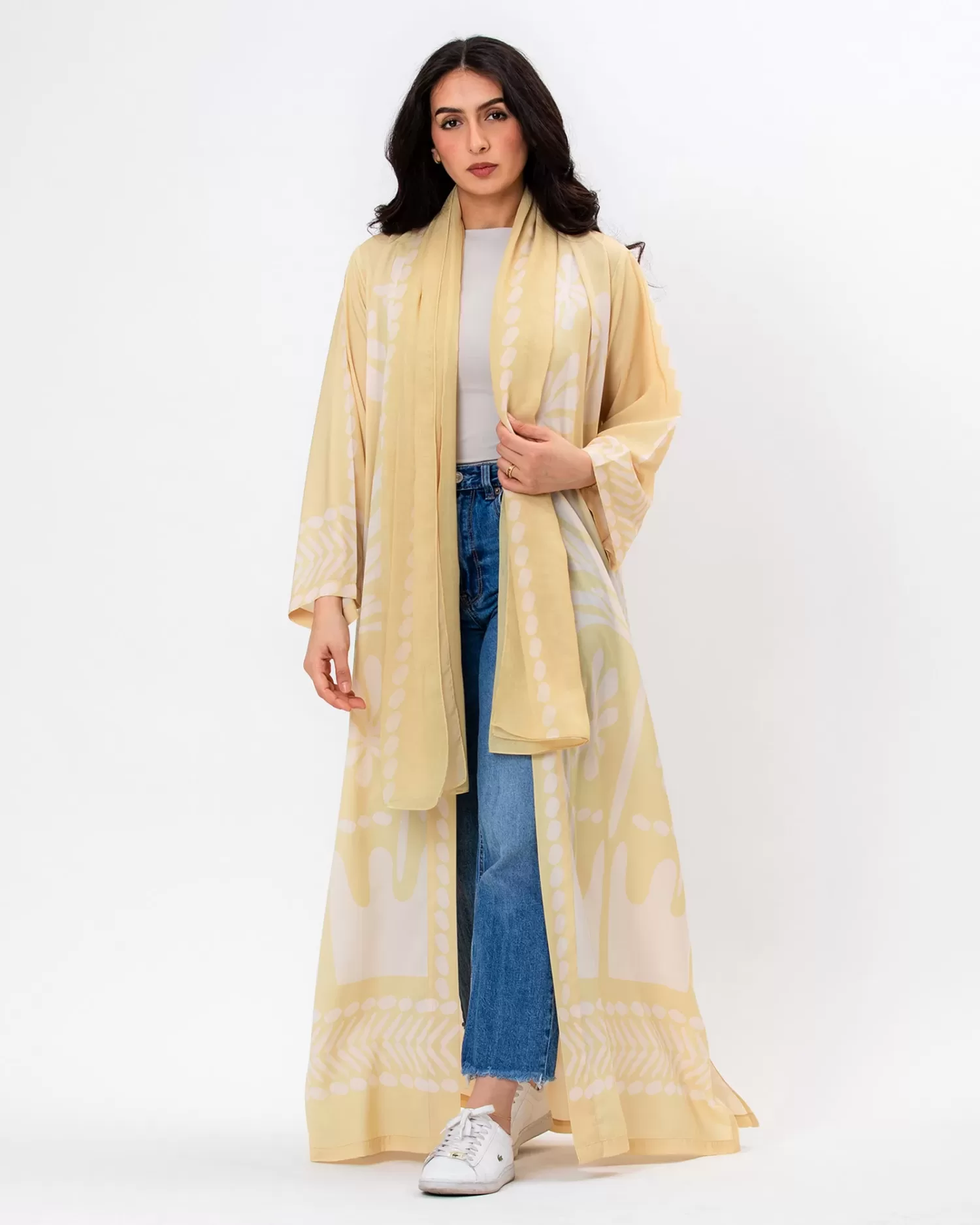 Botanika - Printed Crepe Abaya - Image 3