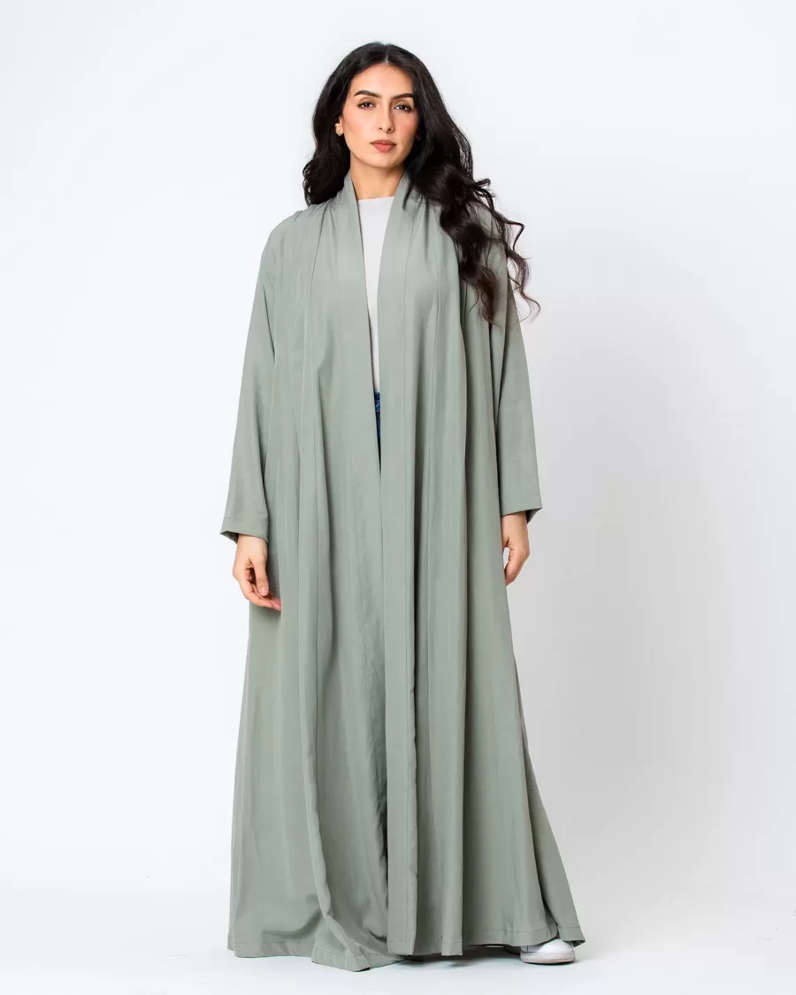 Taurus 2.0 - Linen Abaya with Pleats