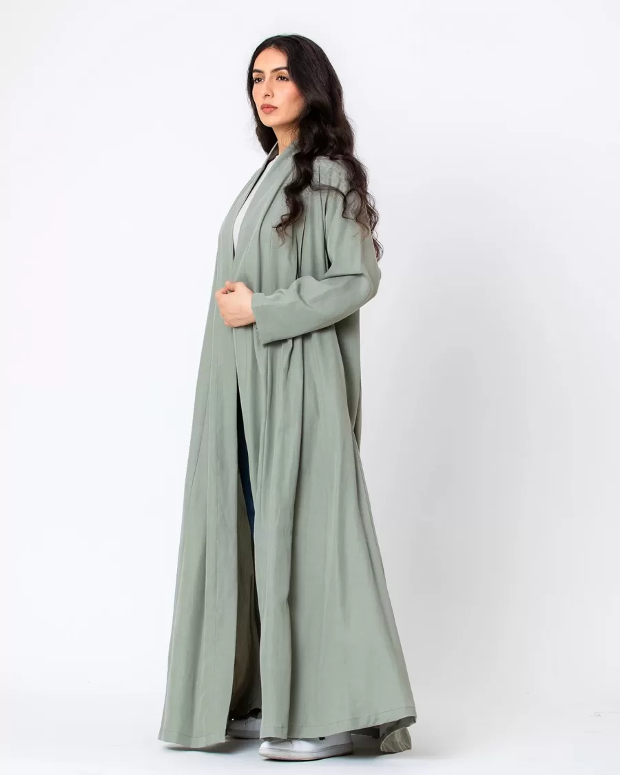 Taurus 2.0 - Linen Abaya with Pleats - Image 4