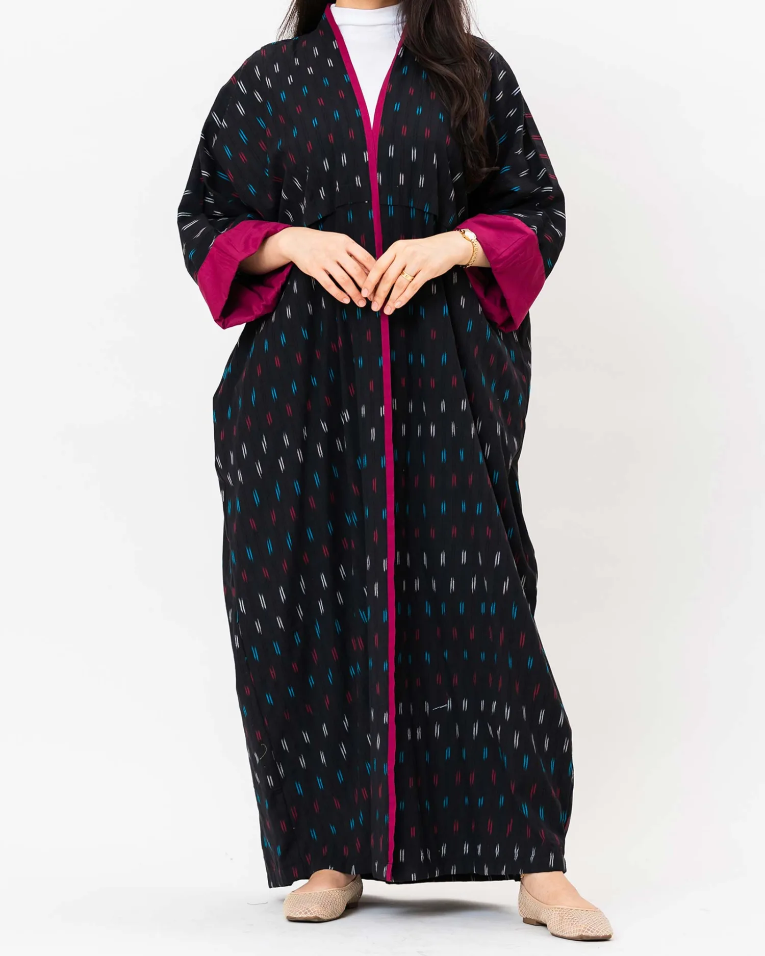 Belle 2.0 - Ikat Cotton Kaftan Abaya - Image 5