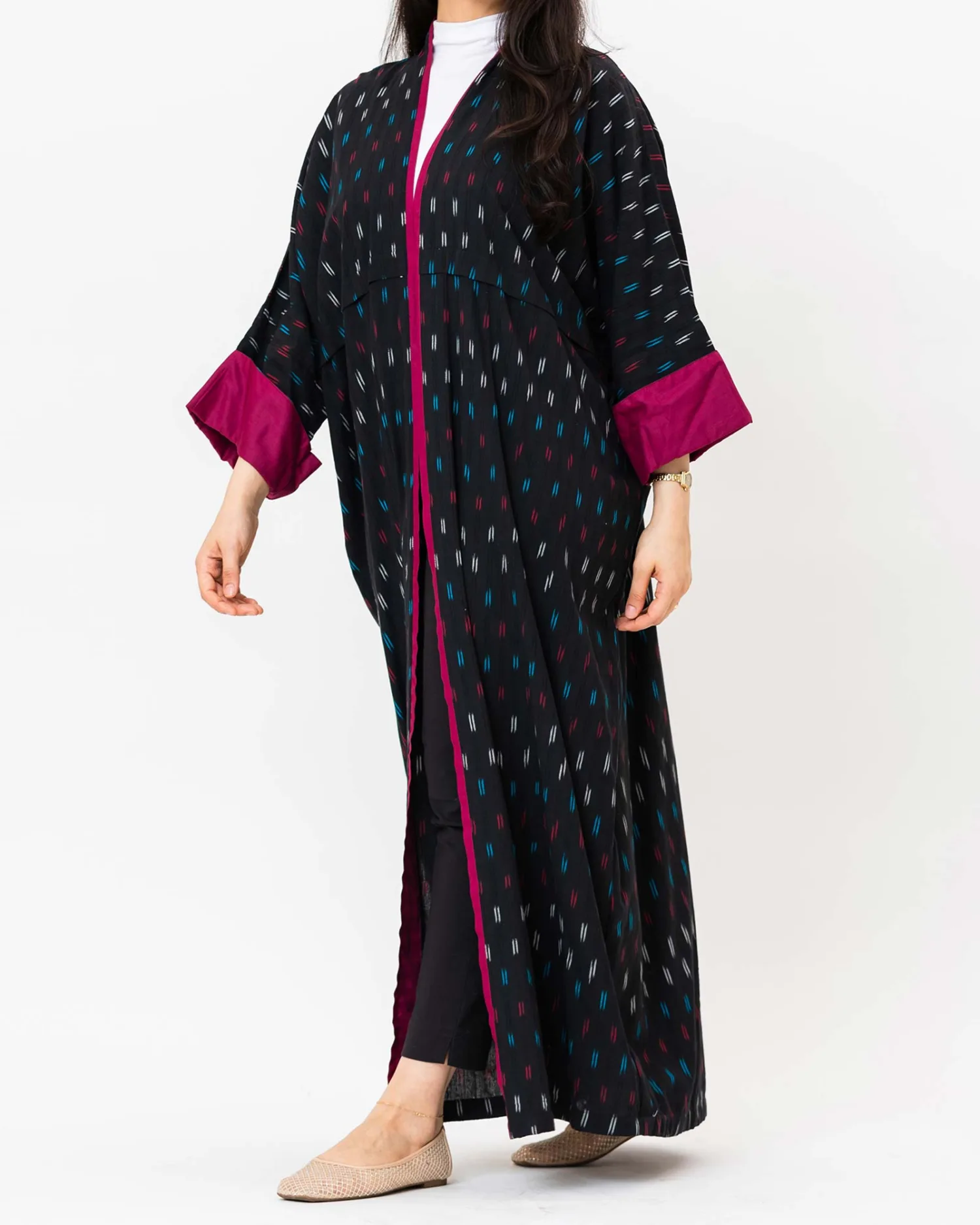 Belle 2.0 - Ikat Cotton Kaftan Abaya - Image 4
