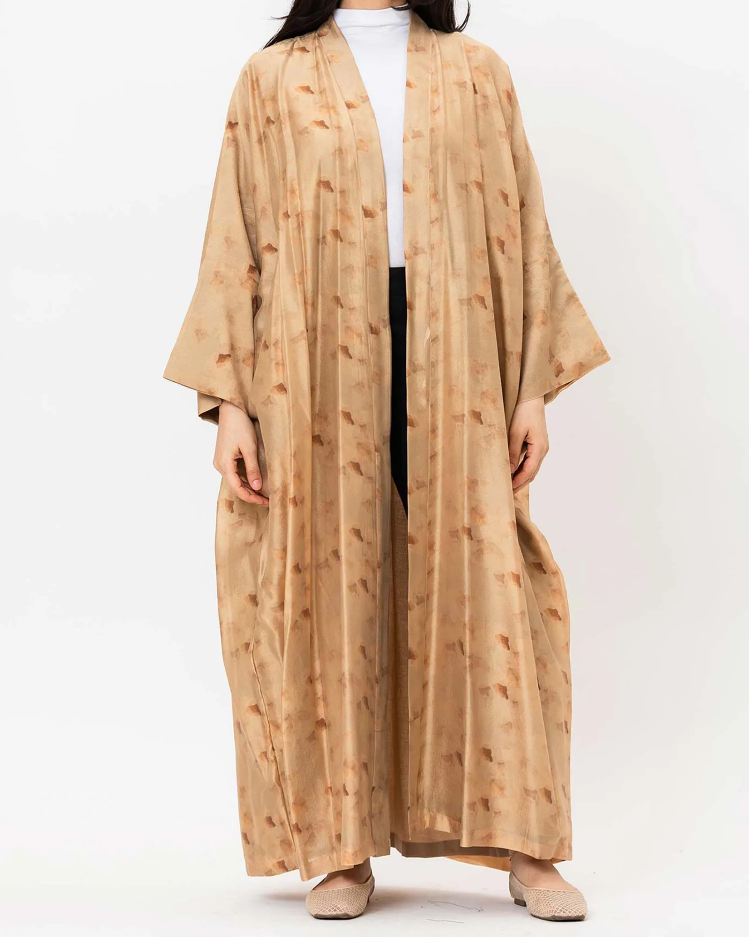 Axis Lux - Printed Chiffon Kaftan - Image 1