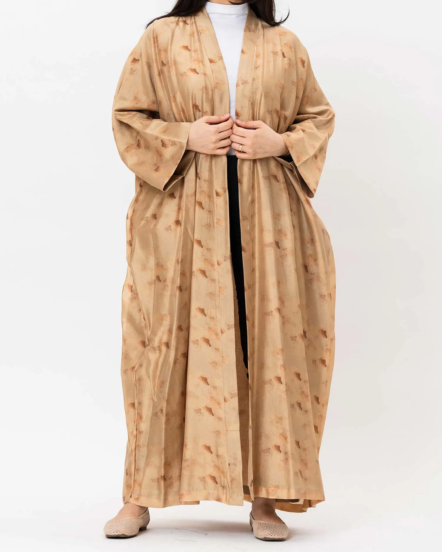 Axis Lux - Printed Chiffon Kaftan - Image 4