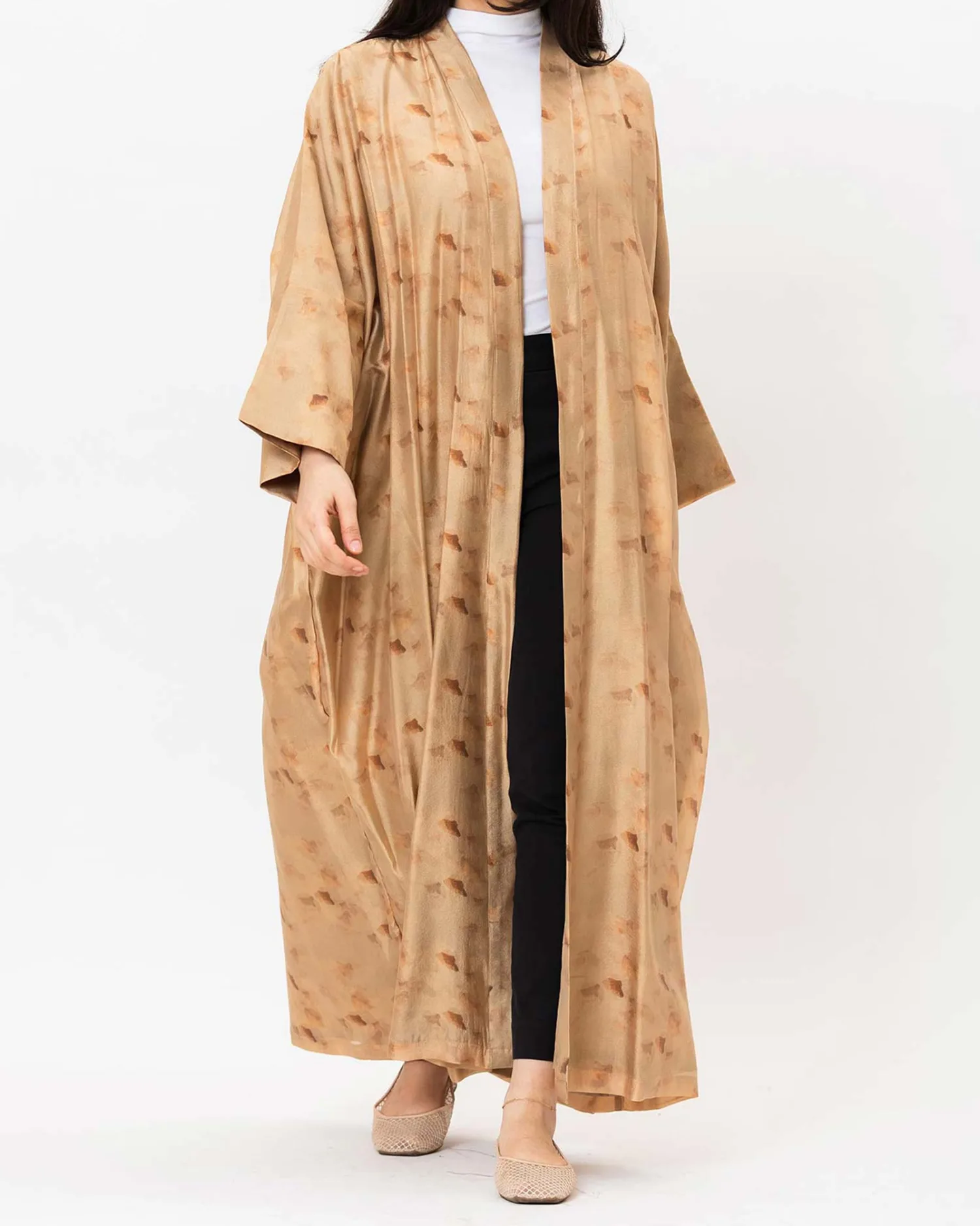 Axis Lux - Printed Chiffon Kaftan - Image 3