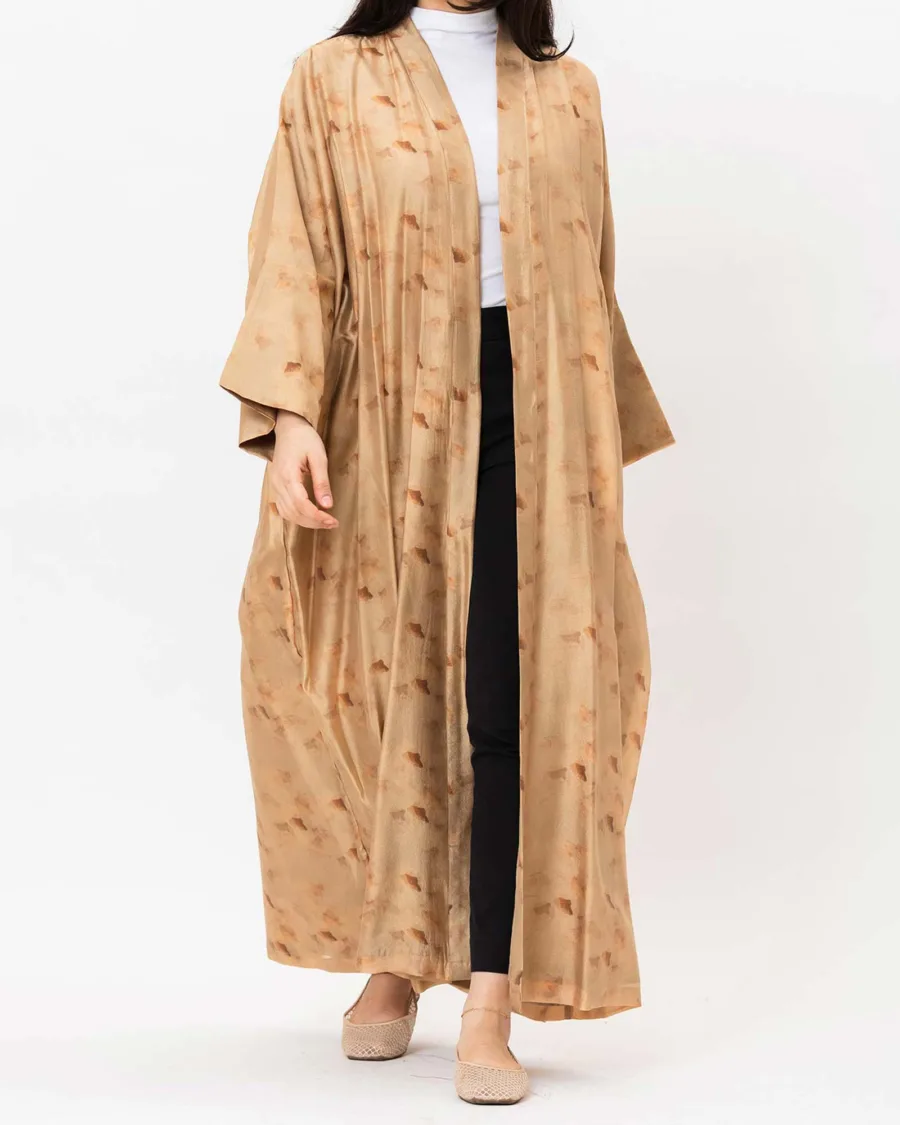 Axis Lux - Printed Chiffon Kaftan - Image 3