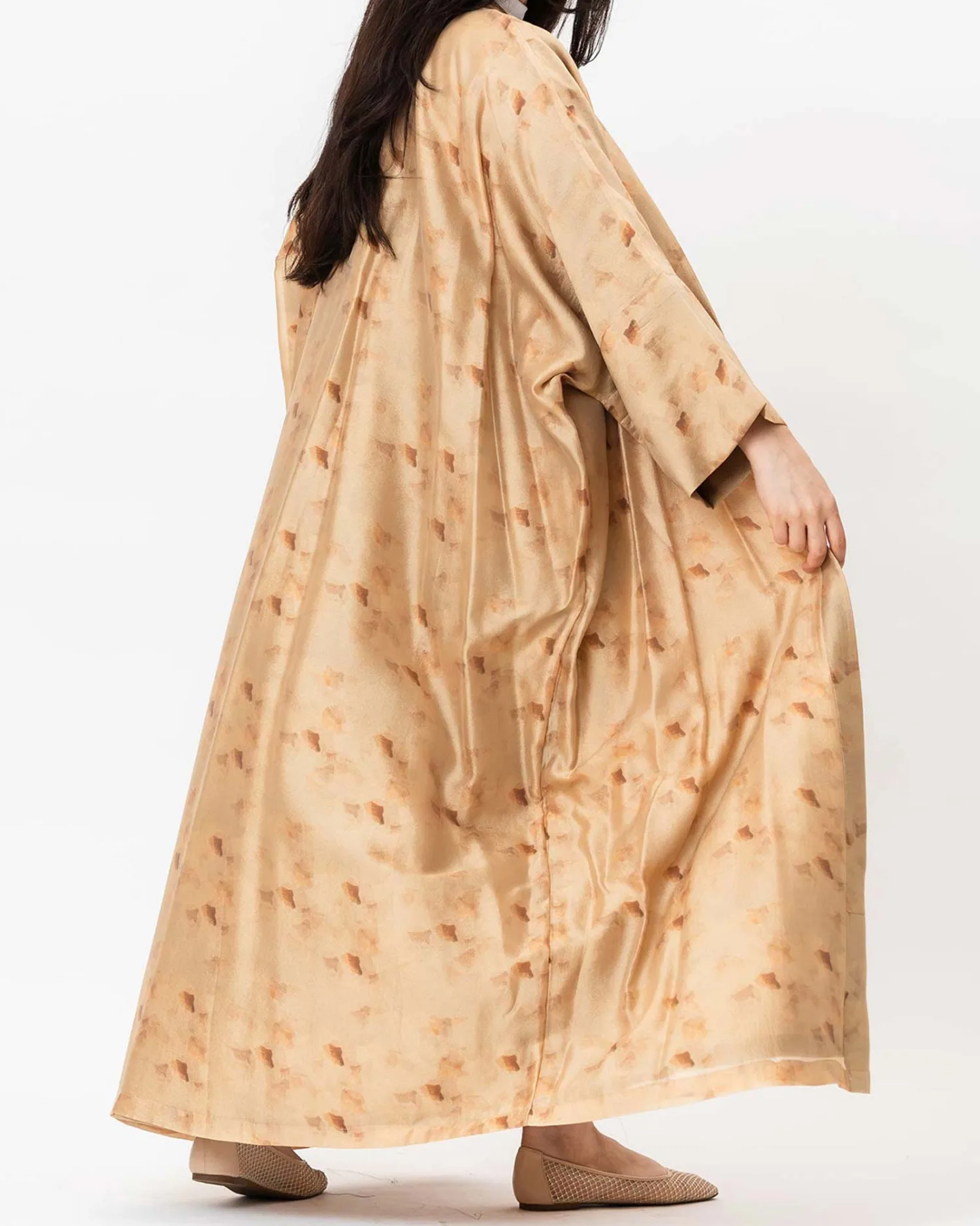 Axis Lux - Printed Chiffon Kaftan - Image 6