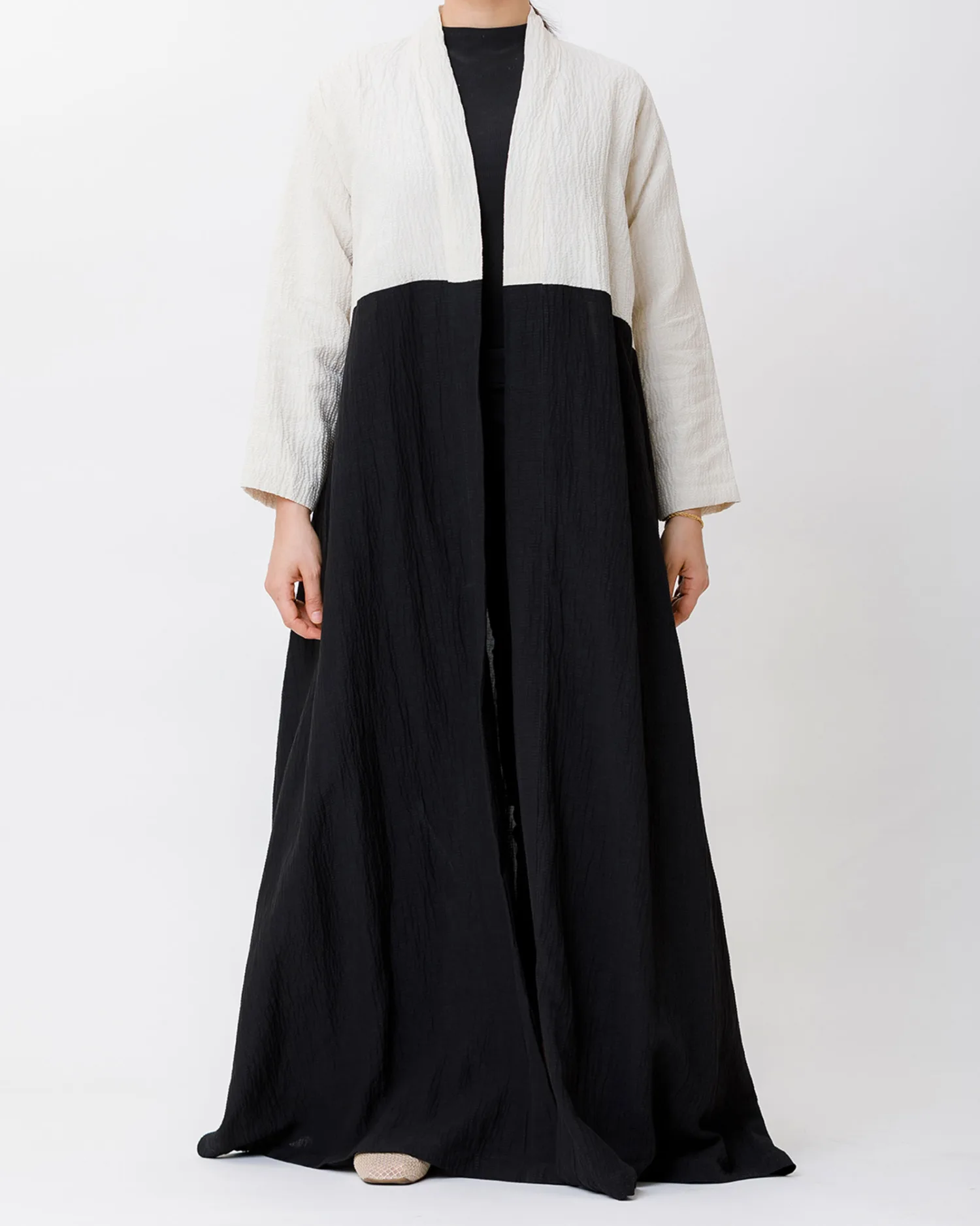 Carina 2.0 - Half Crinkle Abaya - Image 1