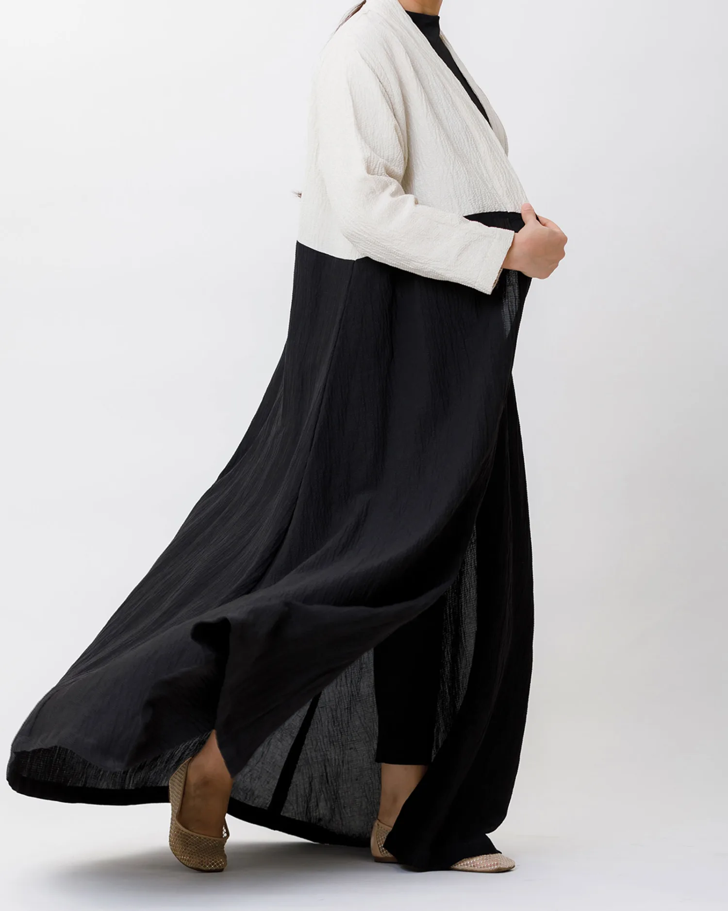 Carina 2.0 - Half Crinkle Abaya - Image 5