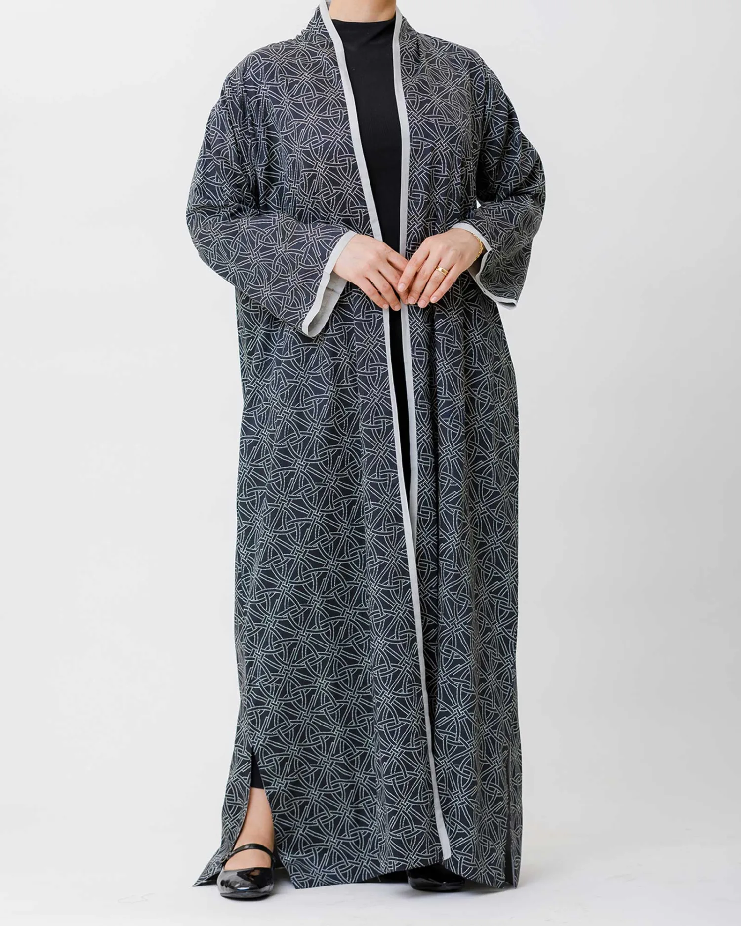 Botanika 2.0 - Printed Cotton Abaya - Image 4