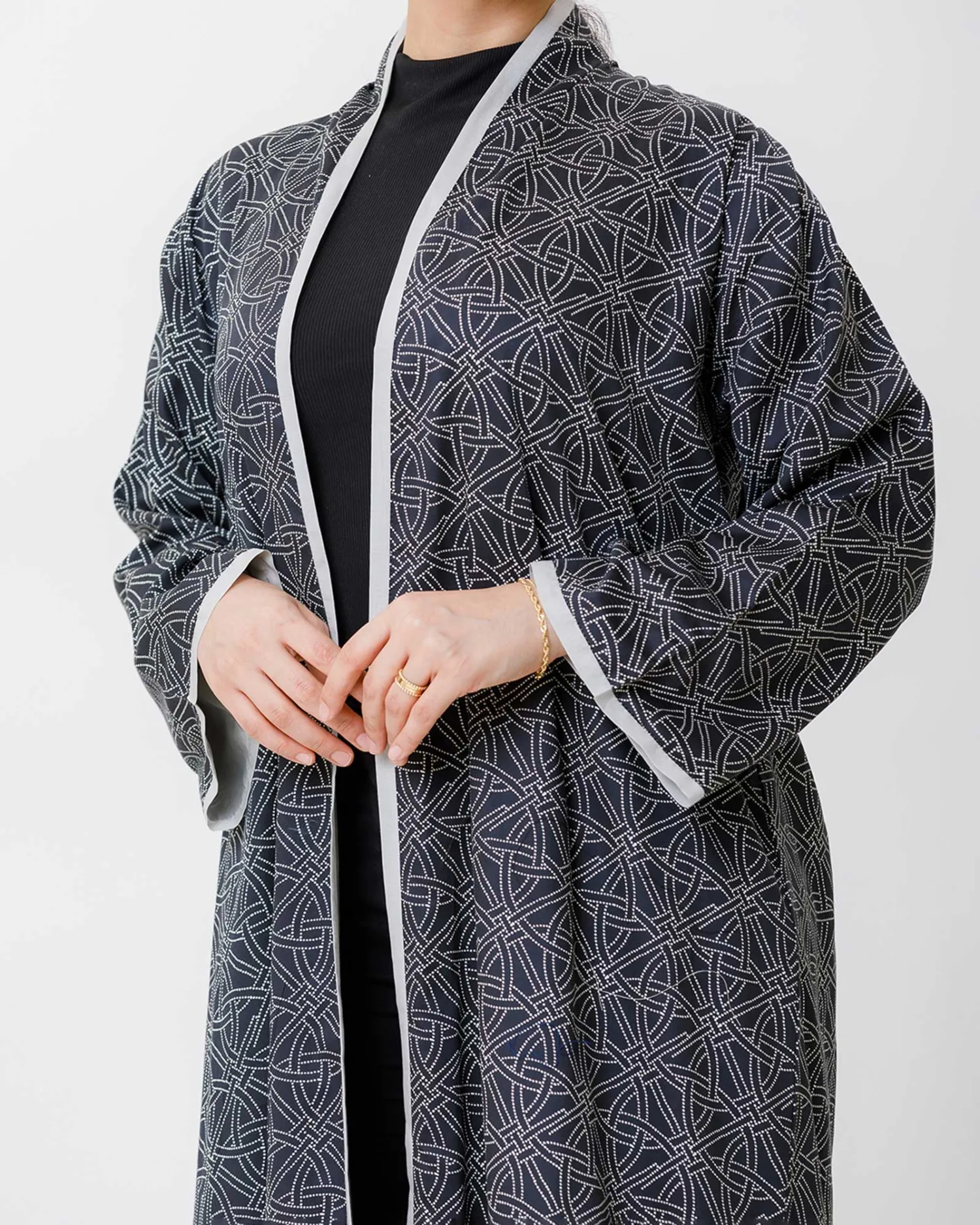 Botanika 2.0 - Printed Cotton Abaya - Image 2