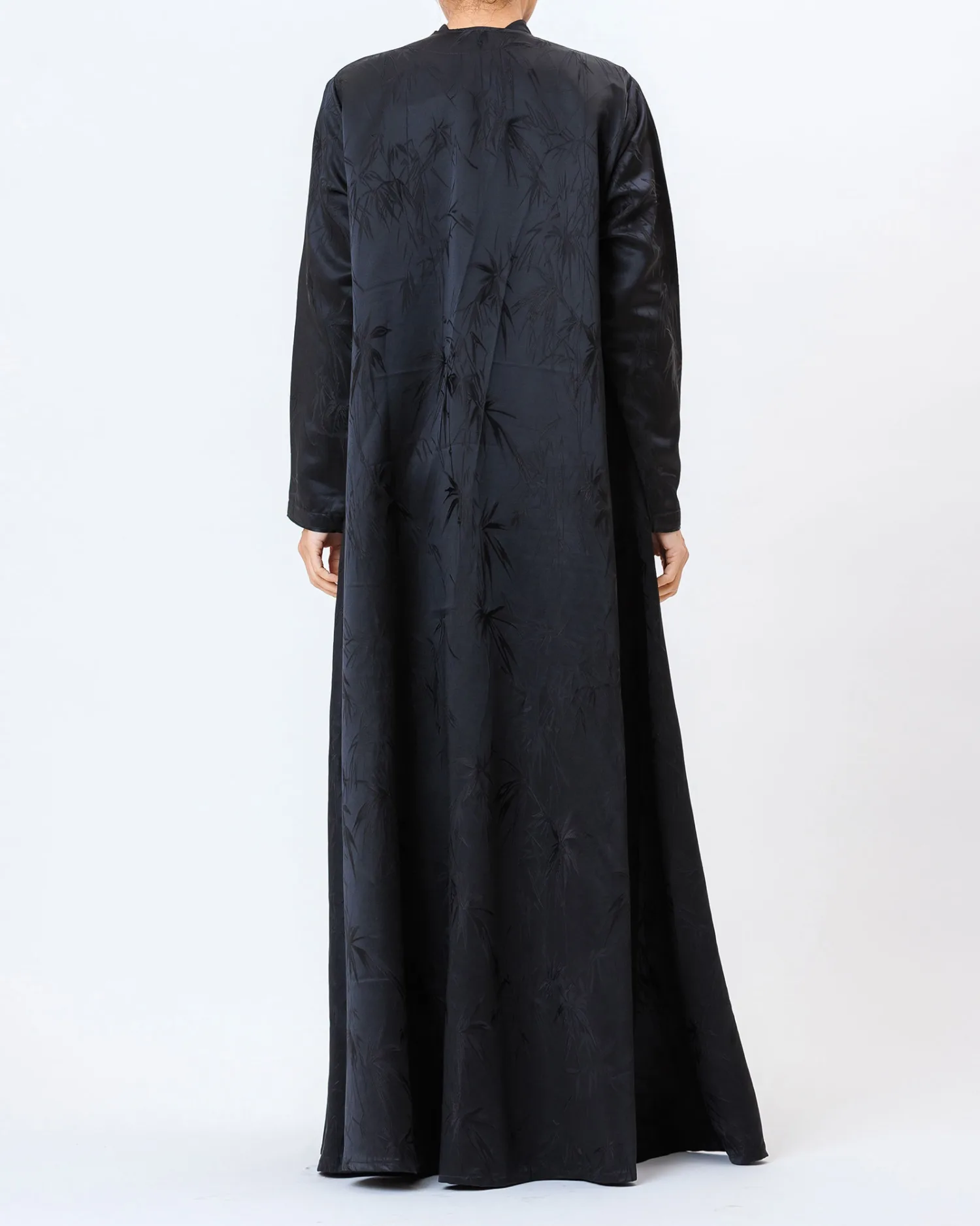  Aura – Embossed Silk Linen Abaya - Image 5