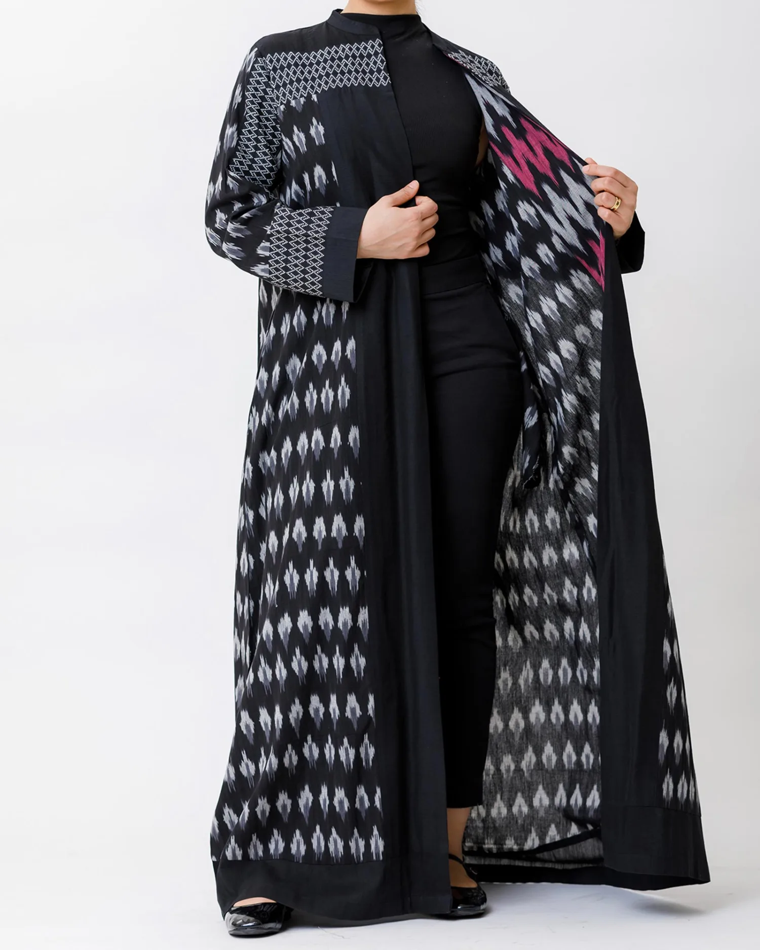 Dora - Patchwork Cotton Abaya - Image 5