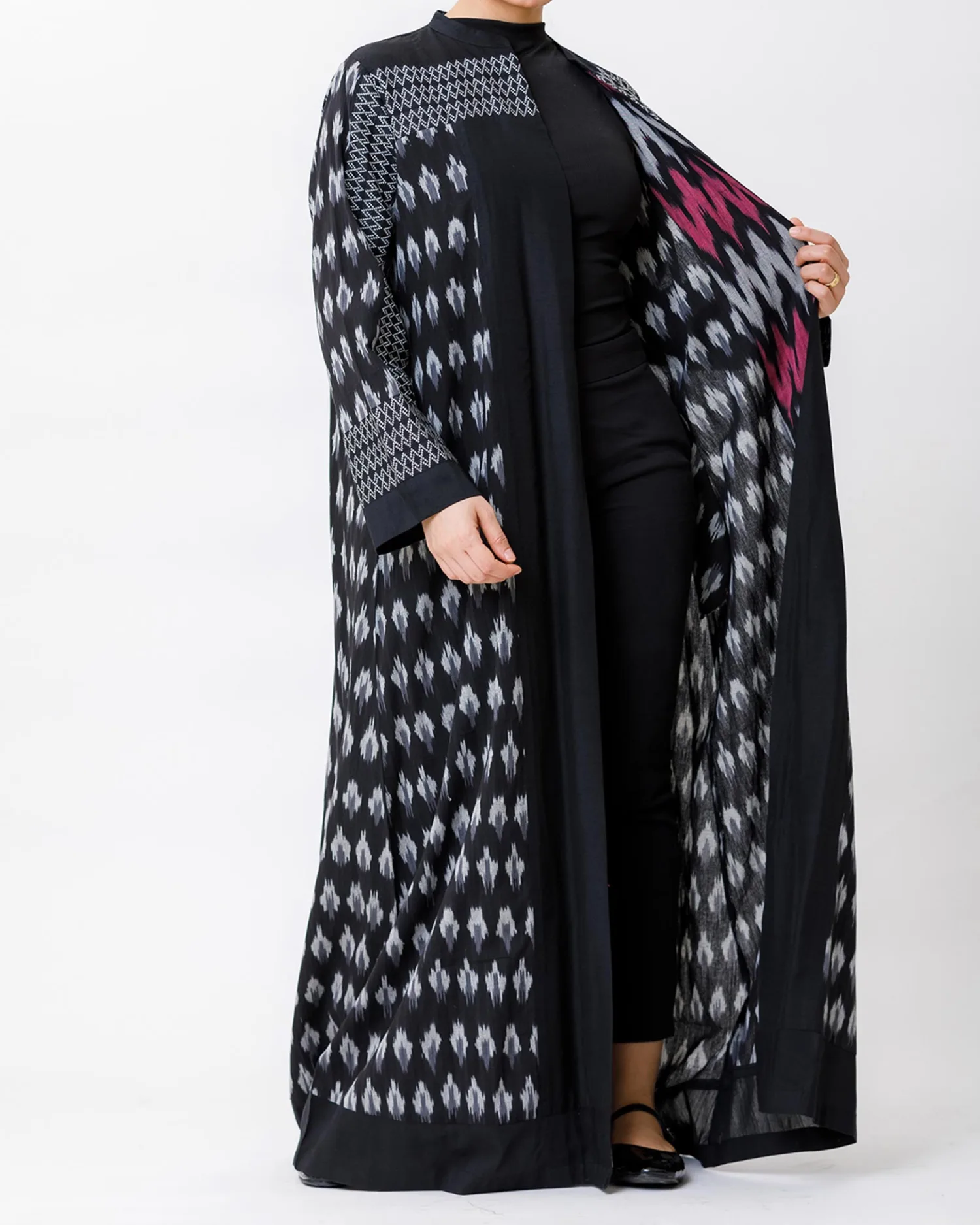 Dora - Patchwork Cotton Abaya - Image 6