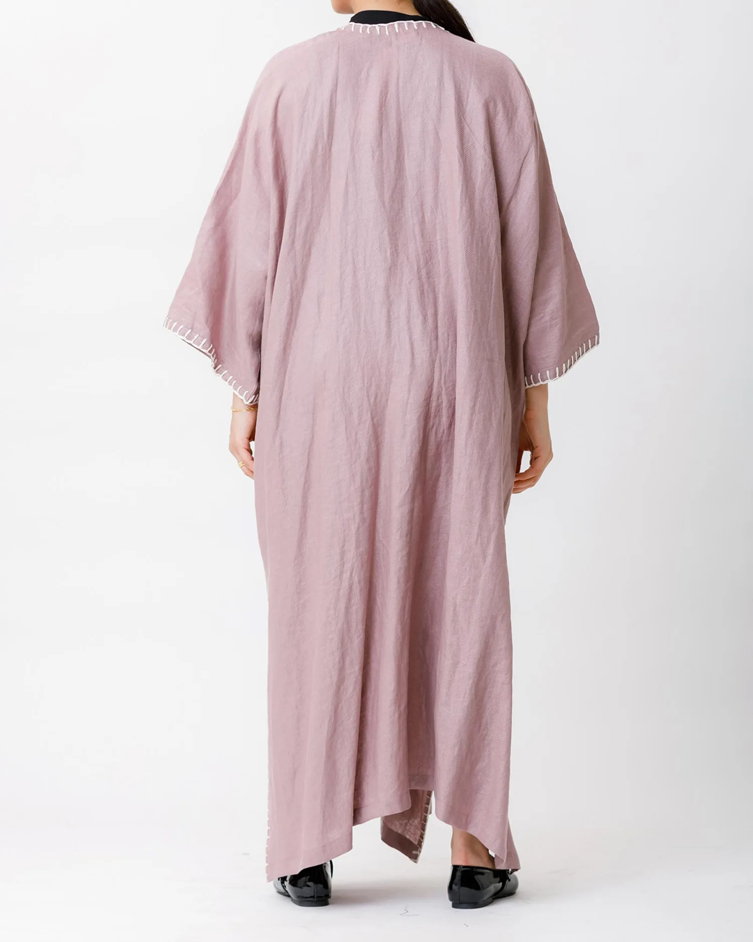 Virgo - Needlework Linen Kaftan - Image 6
