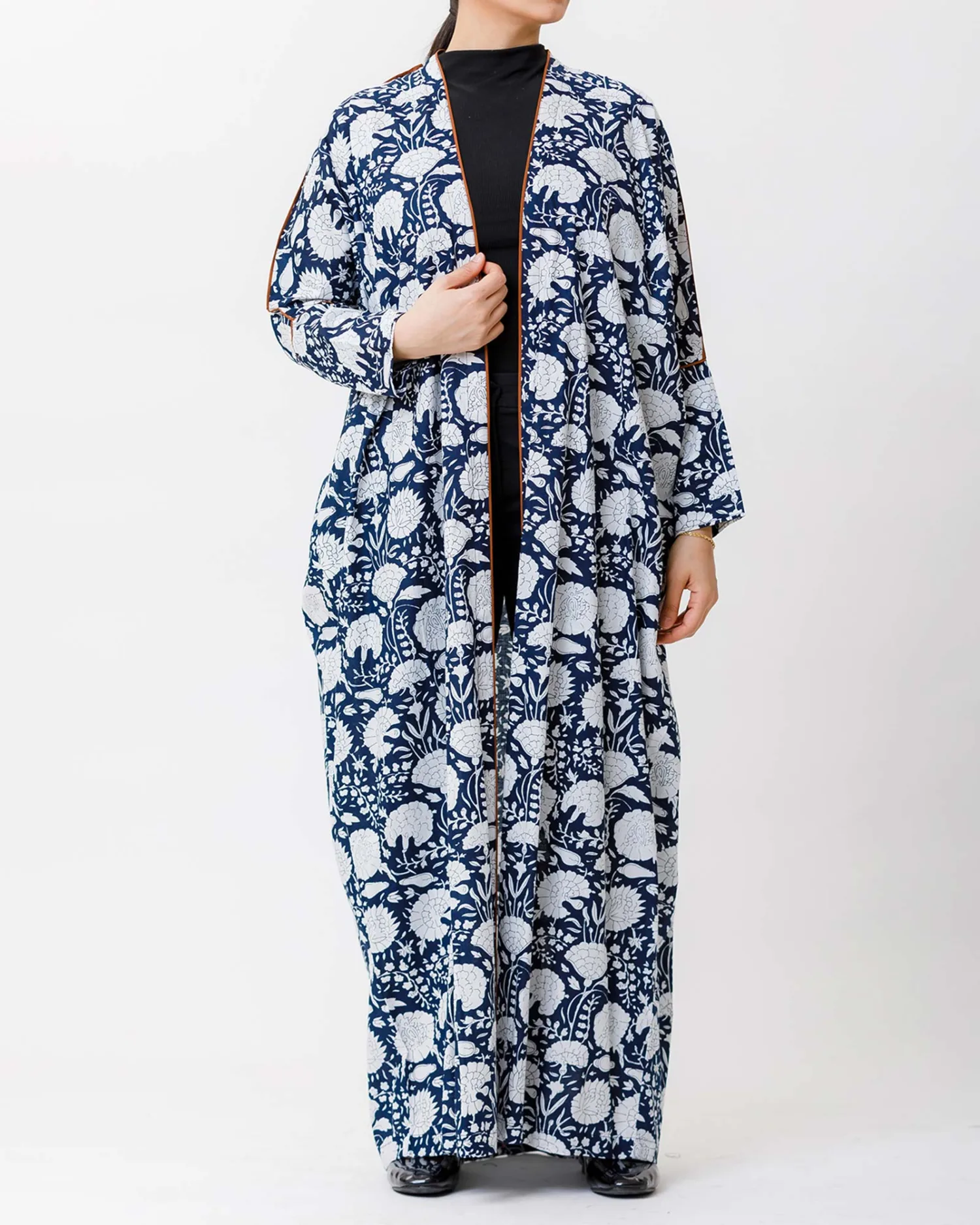  Gelato 2.0 – Printed Cotton Abaya - Image 3