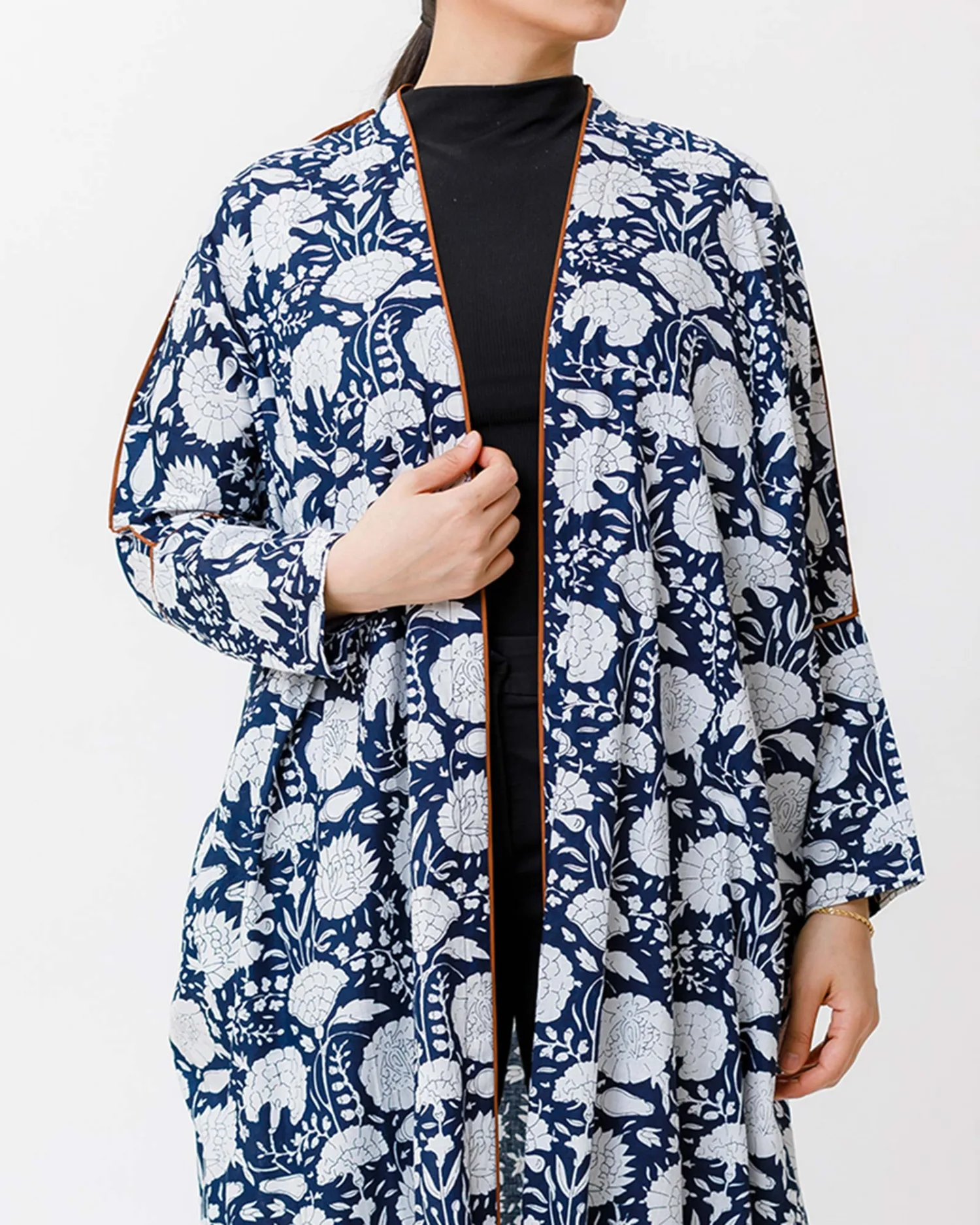  Gelato 2.0 – Printed Cotton Abaya - Image 2