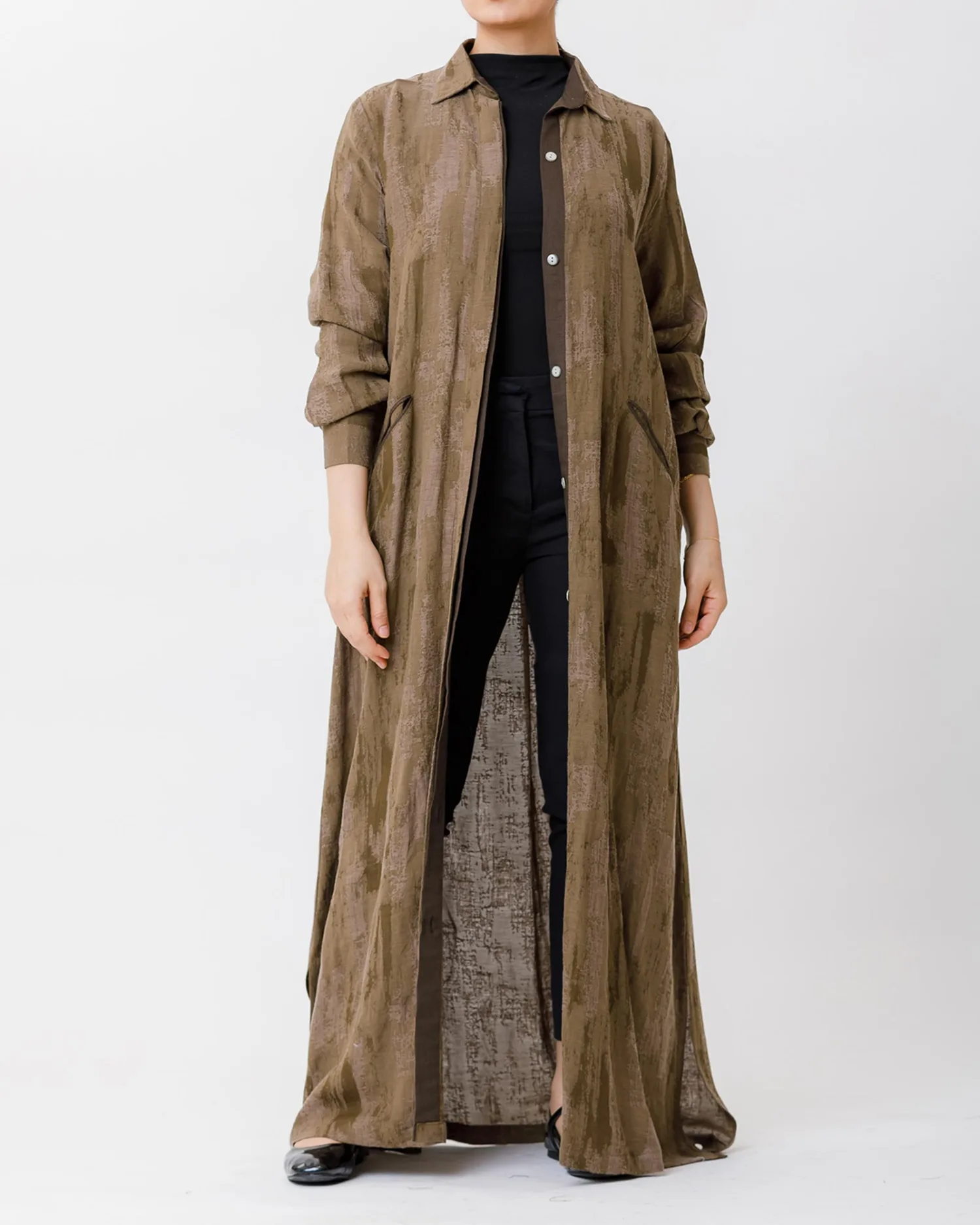  Cacao 2.0 – Woven Linen Shirt - Image 1