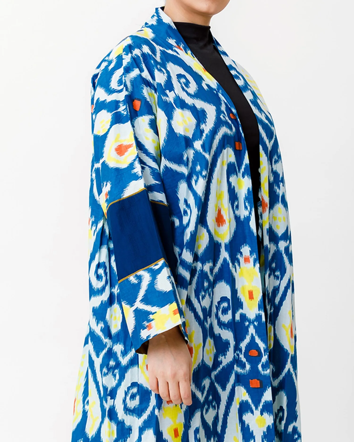  Florida – Ikat Cotton Abaya - Image 2