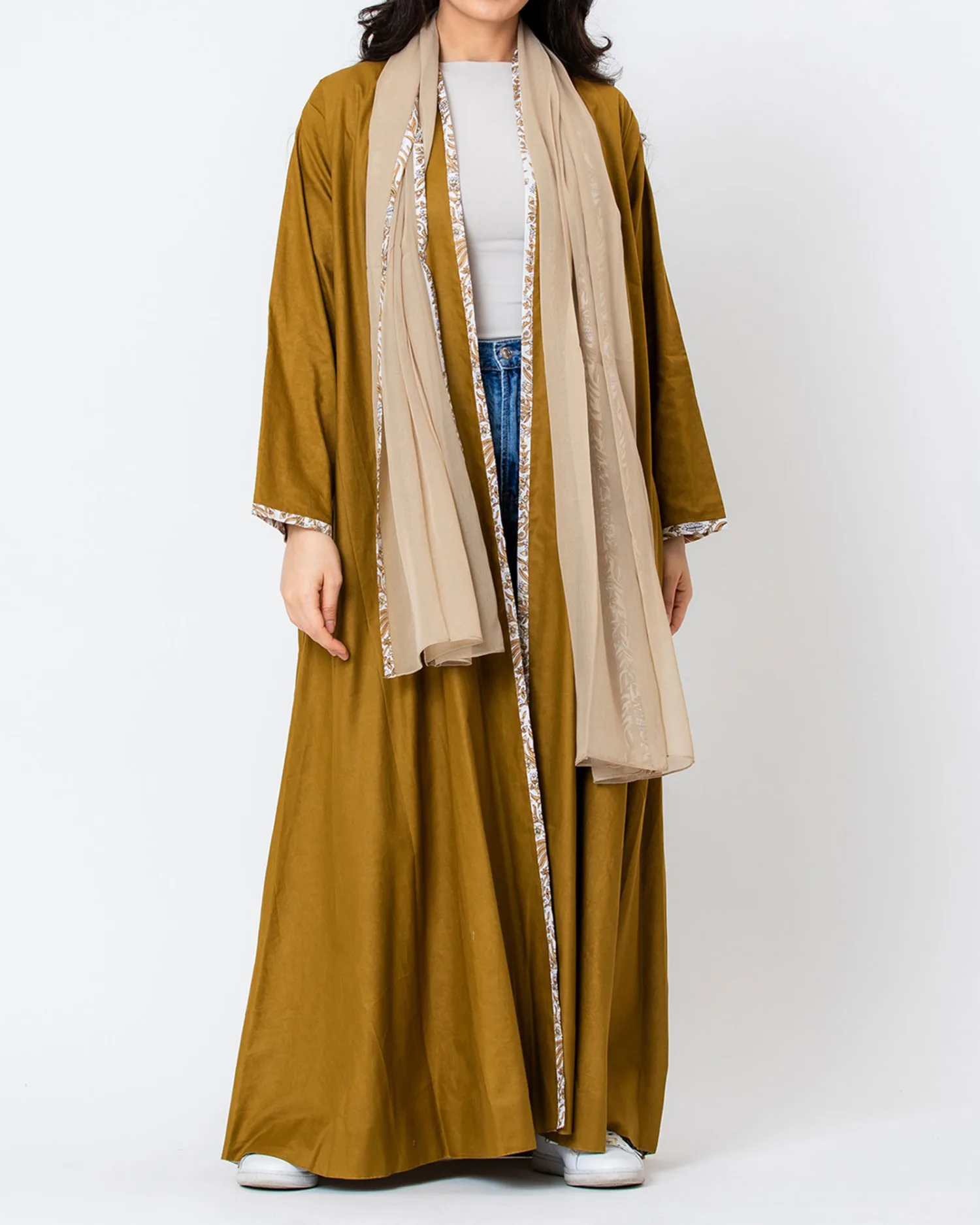Lexi 2 in 1 - Reversible Cotton Abaya - Image 1