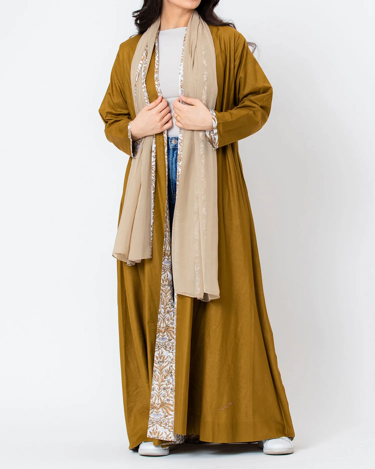 Lexi 2 in 1 - Reversible Cotton Abaya - Image 3